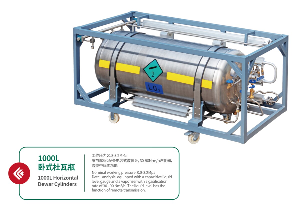 Cryogenic dewar cylinder